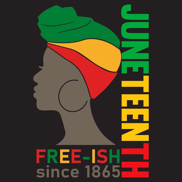 Projekt koszulki Juneteenth