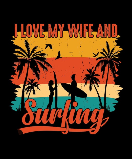 Projekt Koszulki Letniejprojekt Koszulki Surfingowejprojekt Kalifornijskiej Koszulki