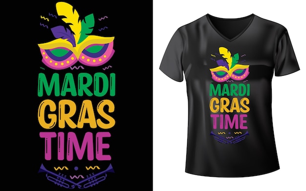 Projekt Koszulki Mardi Gras