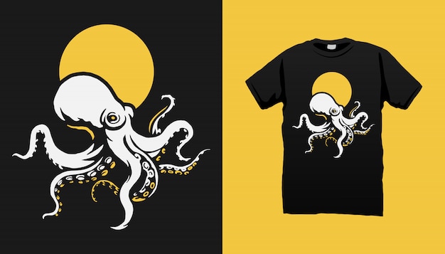 Projekt Koszulki Octopus