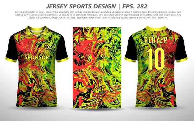 Projekt Koszulki Piłkarskiej Do Sublimacji Sportowej Koszulki Sportowej Kolekcja Premium Darmowych Wektorów