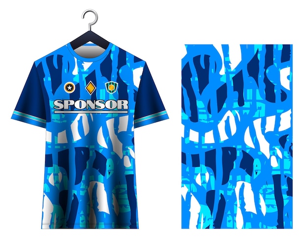 Plik wektorowy projekt koszulki piłkarskiej uniformy klubu piłkarskiego makiety koszulek piłkarskich projekt wektorowy