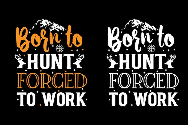Projekt koszulki typografii myśliwskiejProjekt koszulki myśliwskiej Projekt koszulki podróżnej Projekt napisów