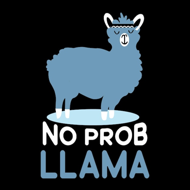Projekt koszulki z lamą