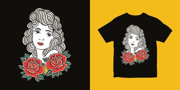 Projekt Koszulki Z Motywem Kwiatowym Dla Kobiet