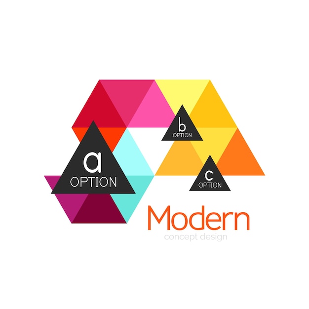 Projekt Kształtu Trójkąta Abstrakcyjny Logo Biznesowe Projekt Ikony Logo Firmy Branding Emblemat Pomysł