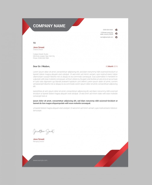 Projekt Letterhead