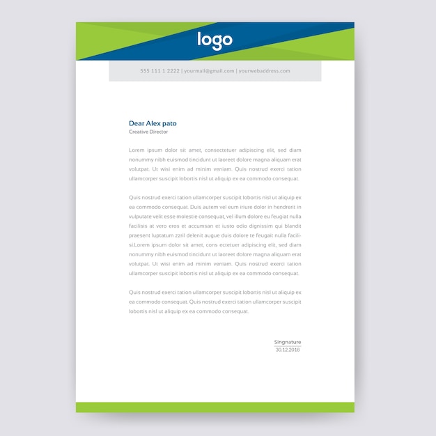 Projekt Letterhead