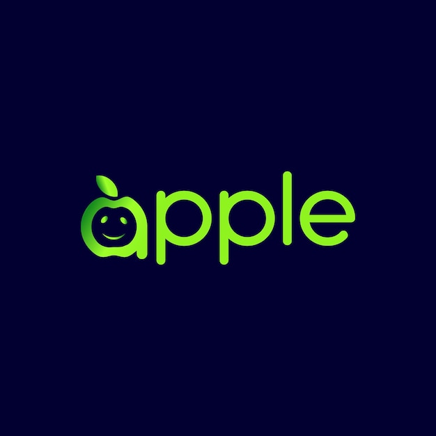 Plik wektorowy projekt logo apple