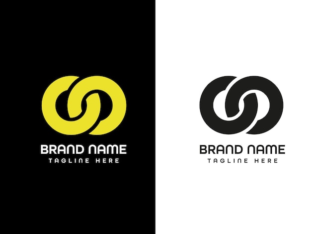 Plik wektorowy projekt logo biznesowego z minimalnymi literami