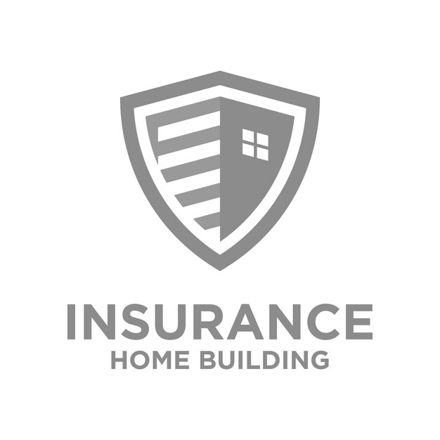 Plik wektorowy projekt logo budynku domowego safe insurance protection