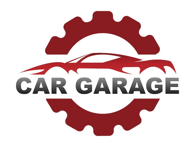 Plik wektorowy projekt logo car garage premium concept