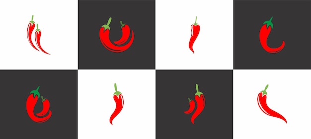 Plik wektorowy projekt logo chili