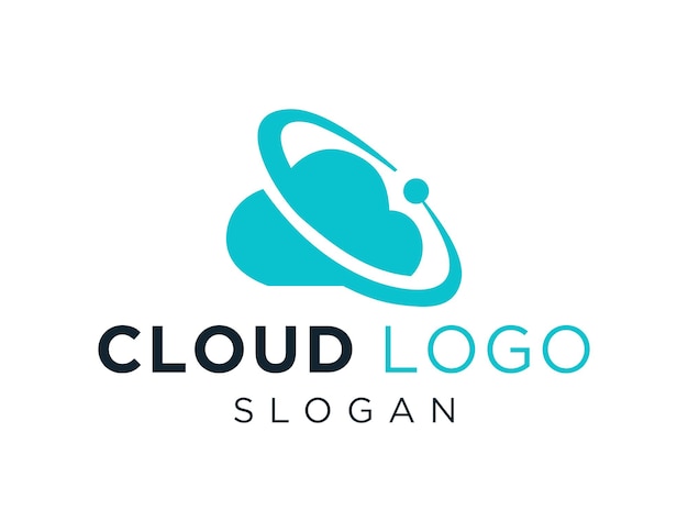 Projekt logo Cloud został stworzony przy użyciu aplikacji Corel Draw 2018 z białym tłem