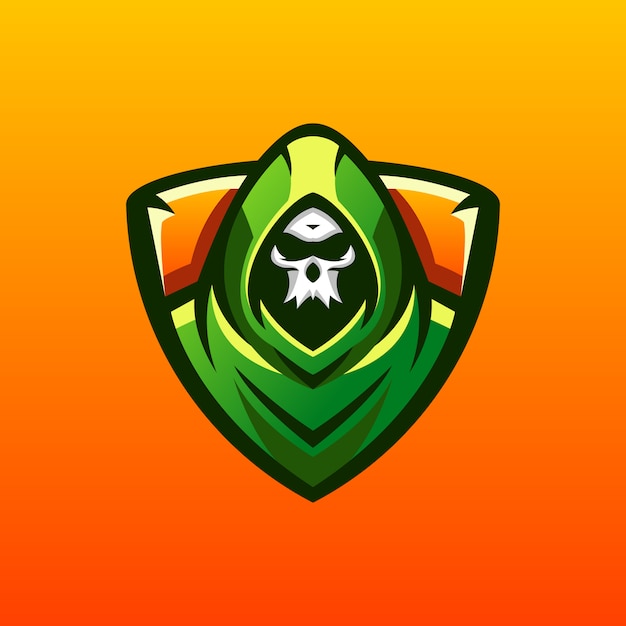 projekt logo czaszki
