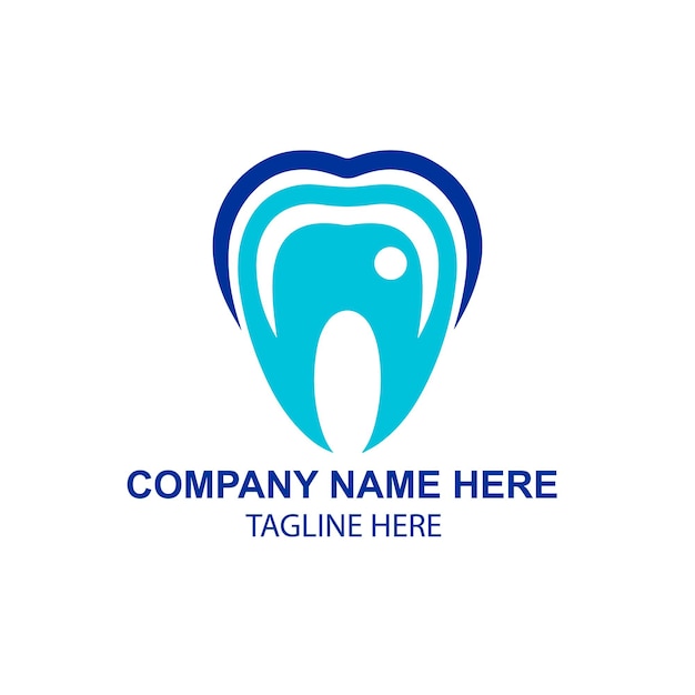 projekt logo dentystycznego wektor