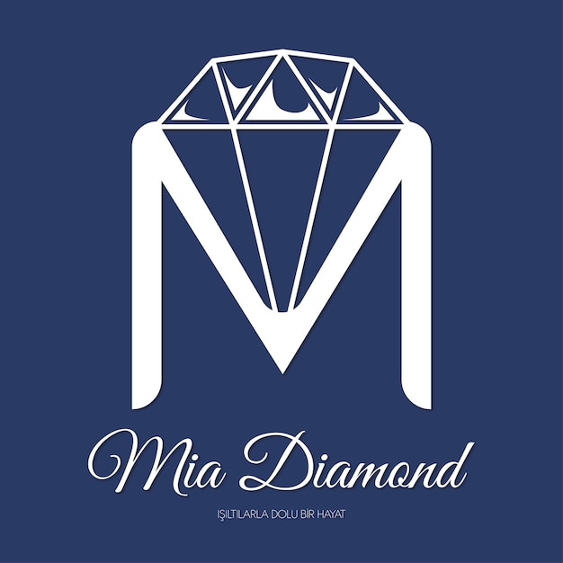 Projekt Logo Diamentowego Mii