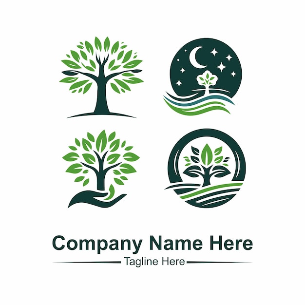 Projekt Logo Drzewa Naturalnego