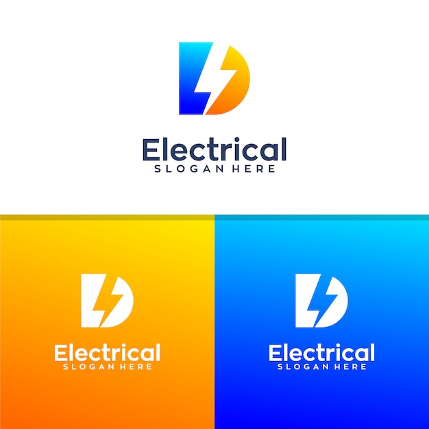 Projekt Logo Elektrycznej Litery D.