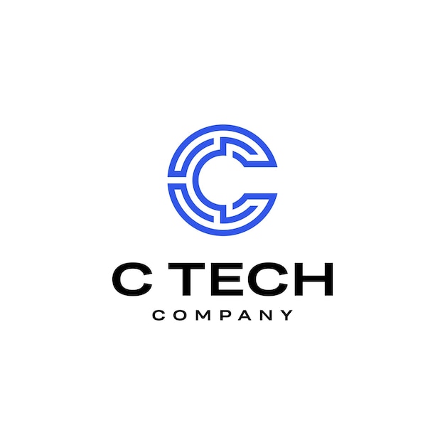 Projekt logo firmy C Tech