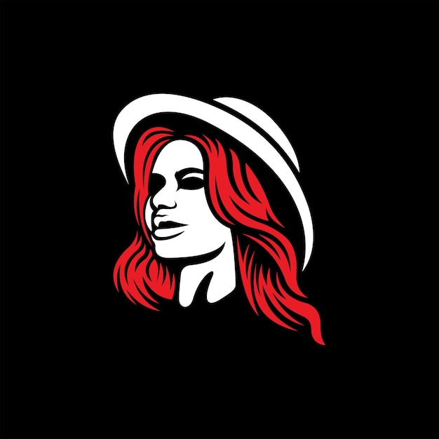 Projekt Logo Firmy Kapelusz Kobiety