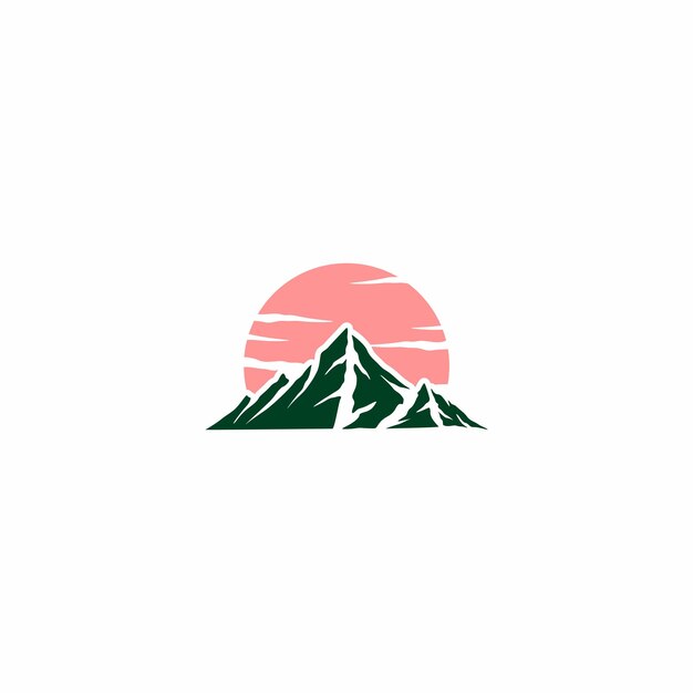Projekt Logo Górskiego, Logo Z Widokiem Na Góry