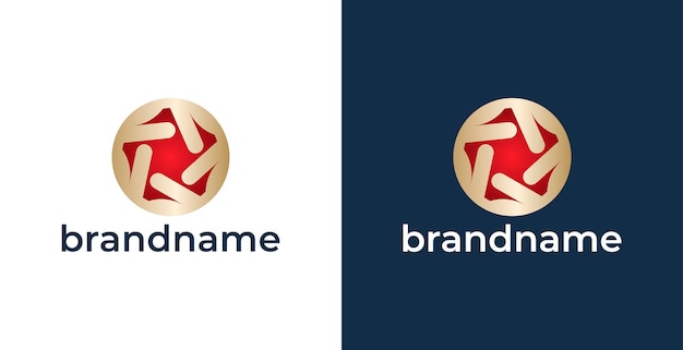 Projekt Logo Gwiazdy, Abstrakcyjny Projekt Logo Firmy, Logo Marketingowe