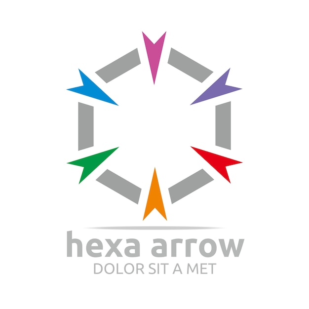 Projekt Logo Hexa Arrows