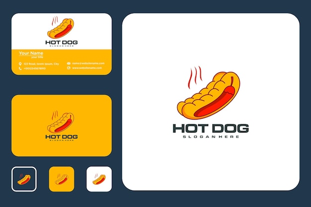 Projekt Logo Hot Dog I Wizytówka