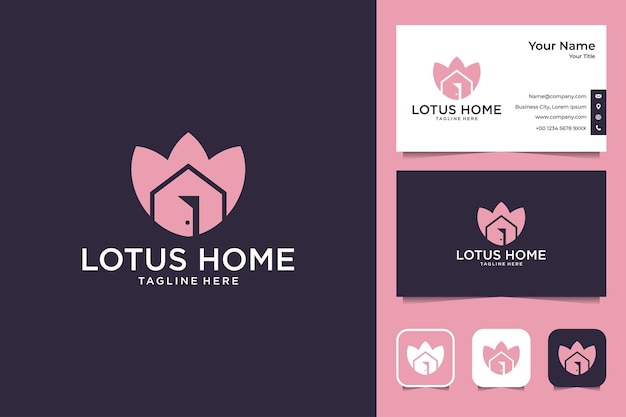Projekt Logo I Wizytówka Firmy Lotus