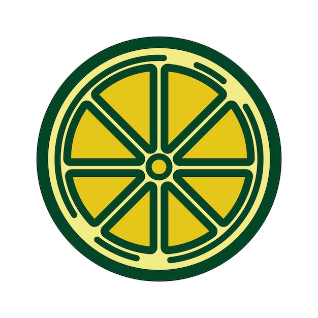 Projekt Logo Ikony Cytryny