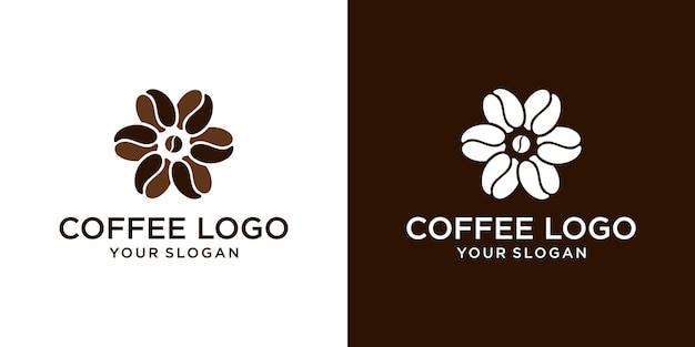 Plik wektorowy projekt logo kawy