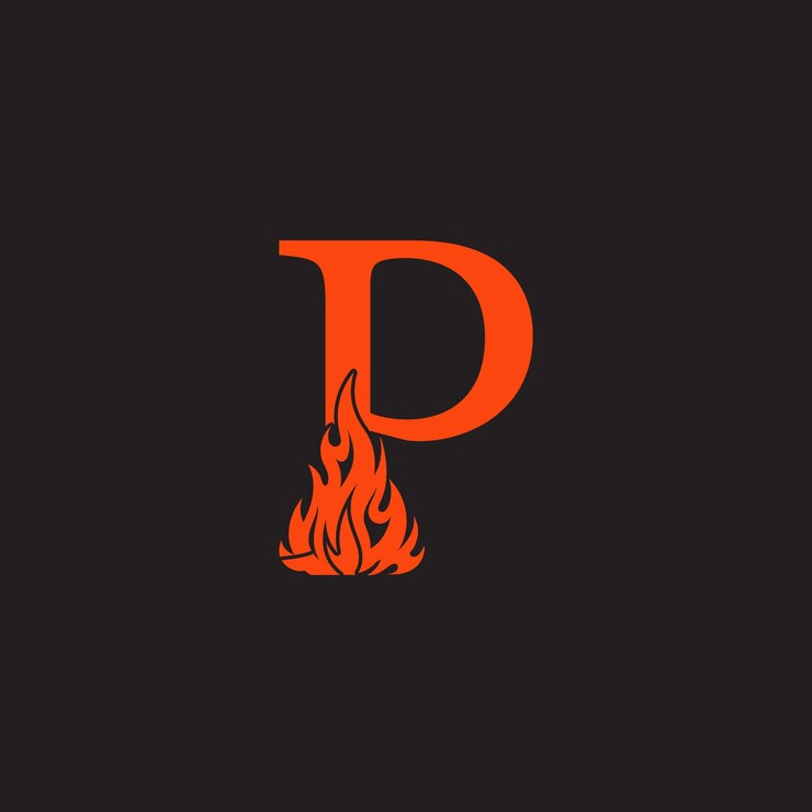 Wektor projekt logo korporacyjnego z literami pro
