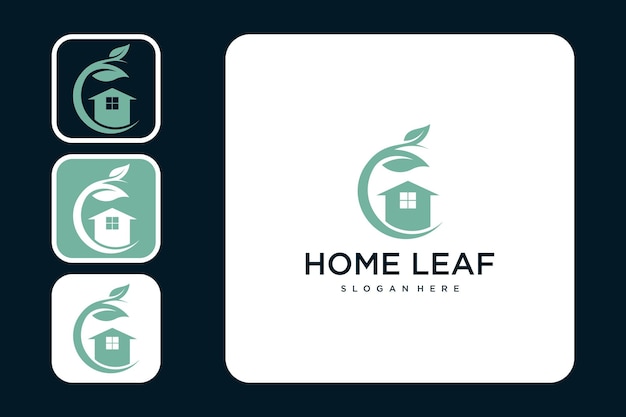 Projekt Logo Liścia Domu
