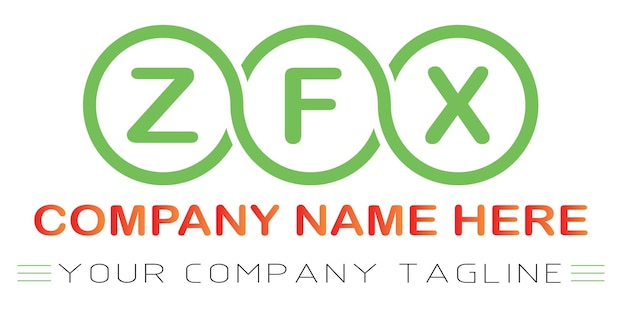 Plik wektorowy projekt logo listu zfx