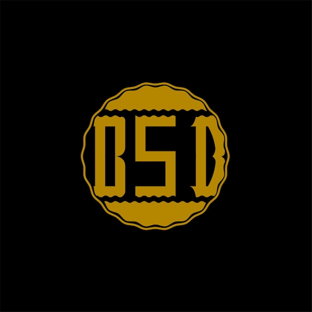 Plik wektorowy projekt logo literowego „bsb”