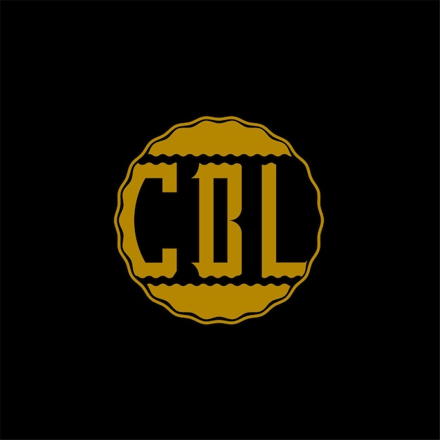 Plik wektorowy projekt logo litery cbl