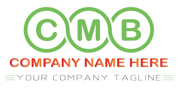 Projekt logo litery CMB