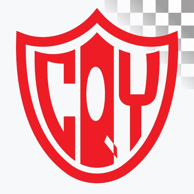 Plik wektorowy projekt logo litery cqy