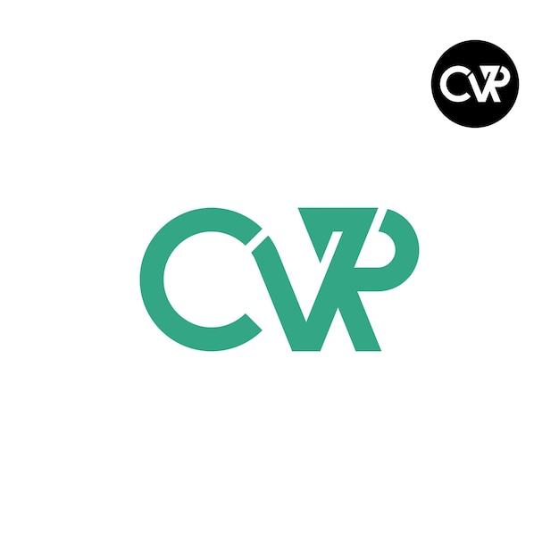 Projekt Logo Litery Cvp Monogram