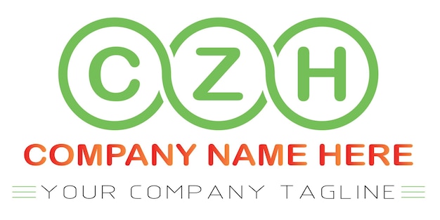 Projekt logo litery CZH