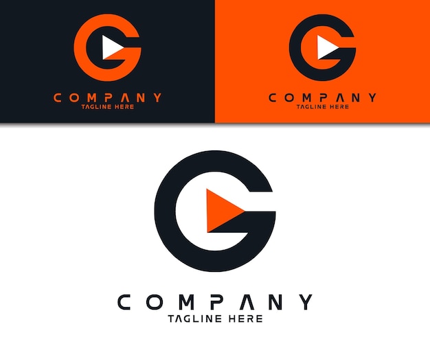 Plik wektorowy projekt logo litery g, odpowiedni dla firmy logo, firmy logo i tożsamości marki