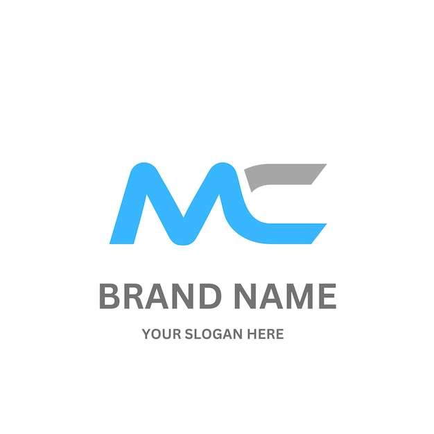 Projekt logo litery MC204