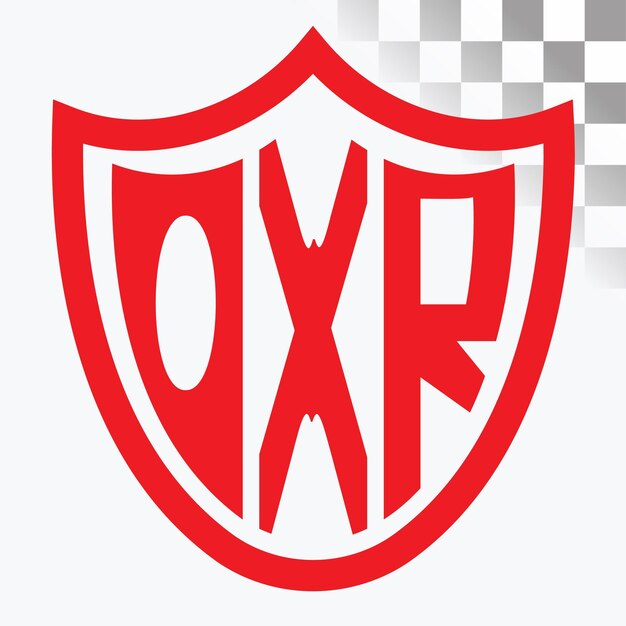 Projekt logo litery OXR