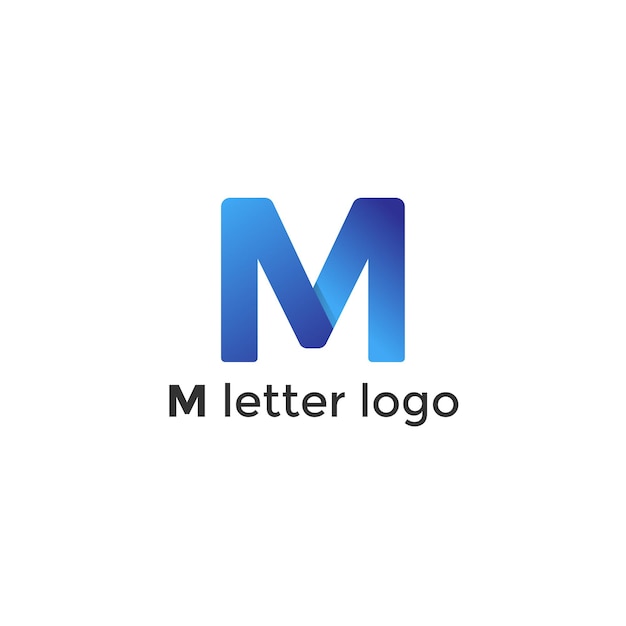 Projekt logo logo litery M dla firmy lub firmy