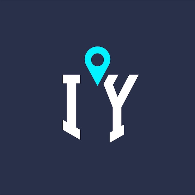 Projekt logo lokalizacji IY dla rekrutacji i nawigacji
