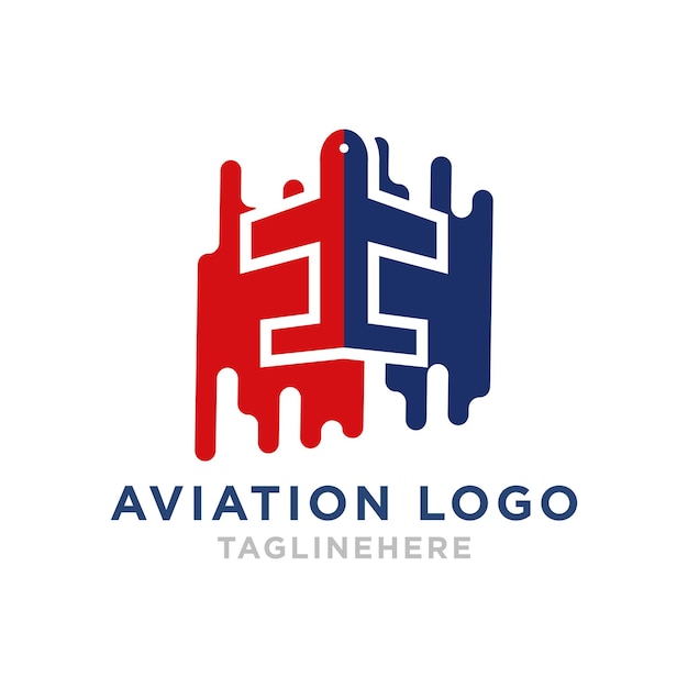 Plik wektorowy projekt logo lotnictwa