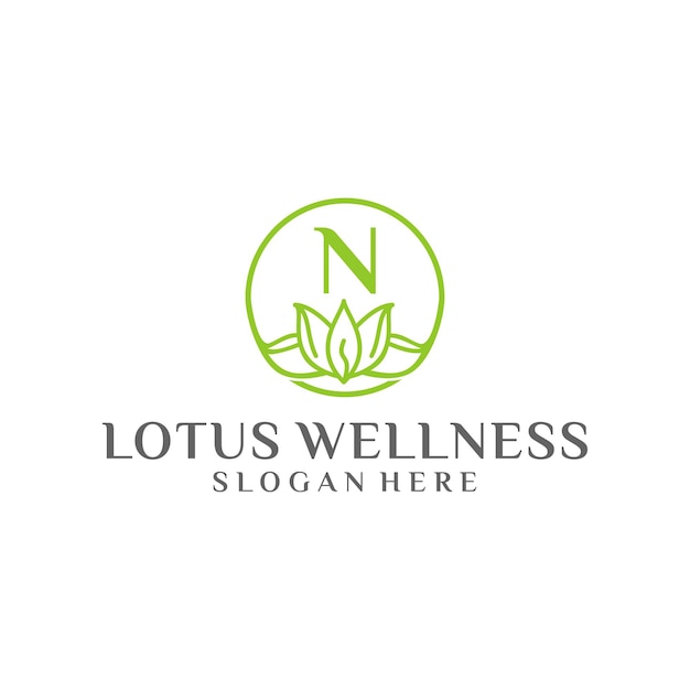 Projekt logo Lotus n wellness