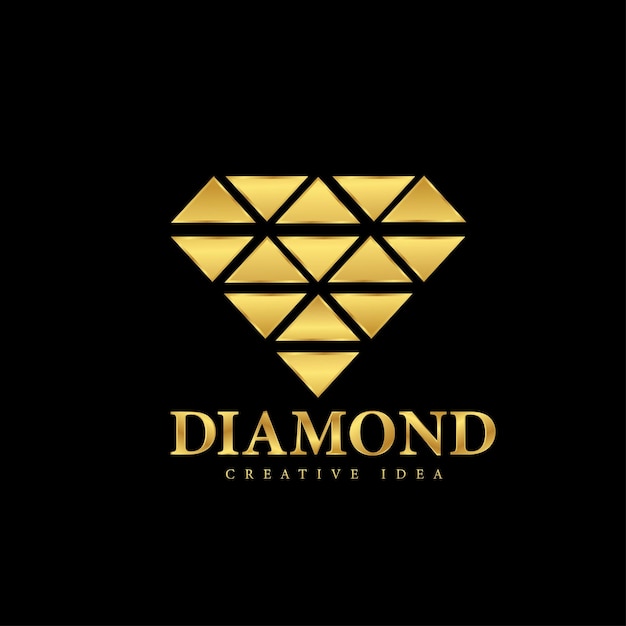 Projekt Logo Luksusowego Dimond