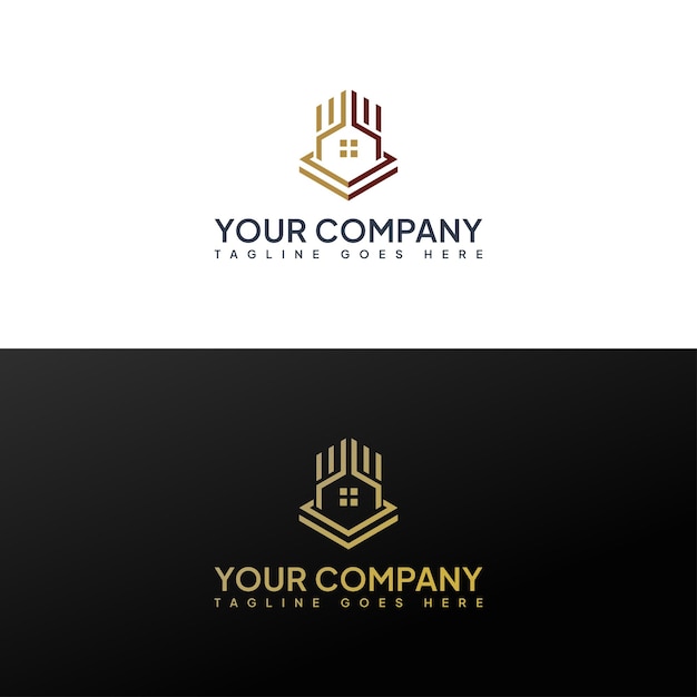 Projekt Logo Luksusowych Nieruchomości Premium